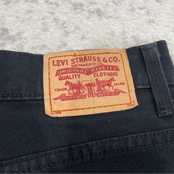 Levi's Black 512 Slim Tapered Jeans - Picture 9 of 14